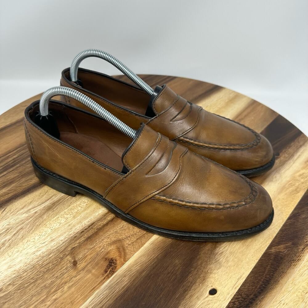 Allen Edmonds "RANDOLPH" Men's Slip-On Penny Loafers 8.5 D Walnut